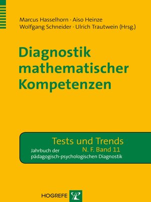 cover image of Diagnostik mathematischer Kompetenzen